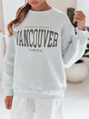 Női kapucni nélküli pulóver VANCOUVER menta Dstreet BY1226