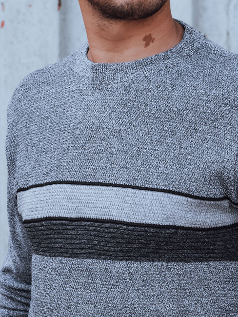 Férfi bézs színű pulóver Dstreet WX2211