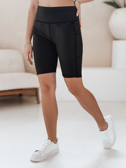 Női kerékpáros rövidnadrág SPORT LOVER fekete Dstreet SY0423