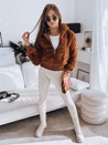 Női dzseki FERNANDA camel színben Dstreet TY2285z