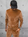 Férfi szabadidő pulóver Szín Camel DSTREET BX5530_1