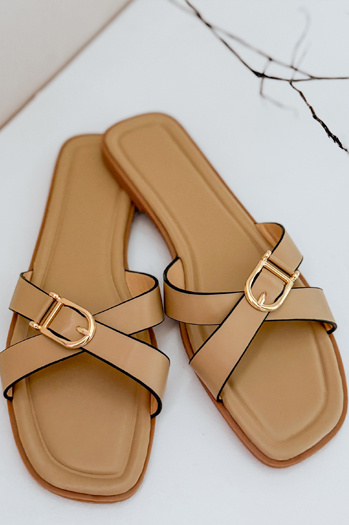 Női flip-flopok BELICCA khaki Dstreet ZY0979