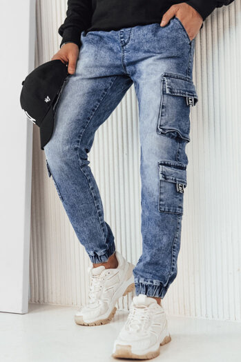 Férfi oldalzsebes nadrág Szín Kék DSTREET UX4229