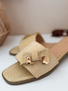 Női flip-flop TEDDYLUXE bézs Dstreet ZY0955 ZY0955