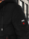 Férfi télikabát kapucnival fekete Dstreet TX5087z