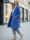Női ala alpaka kabát RITA II kék szinű Dstreet NY0627