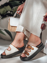 Női FLATSTEP camel flip-flopok Dstreet ZY0895_1