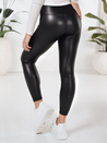 Női öko bőr leggings fekete Dstreet UY2728 UY2728