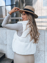 Női steppelt mellény BEEWARM  Szín Krém DSTREET TY3801_3