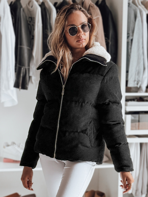 Női télikabát TRENDYGLAM fekete Dstreet TY4357