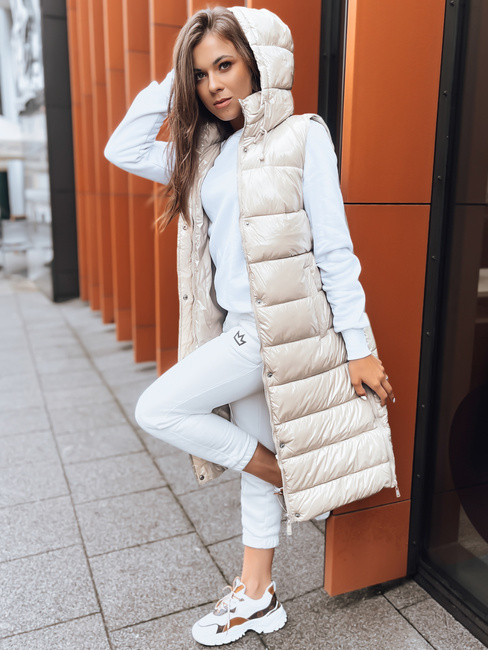 Női steppelt mellény GANTINI fehér Dstreet TY5488