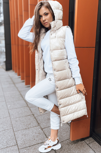 Női steppelt mellény GANTINI fehér Dstreet TY5488