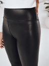 Női öko bőr leggings fekete Dstreet UY2728 UY2728