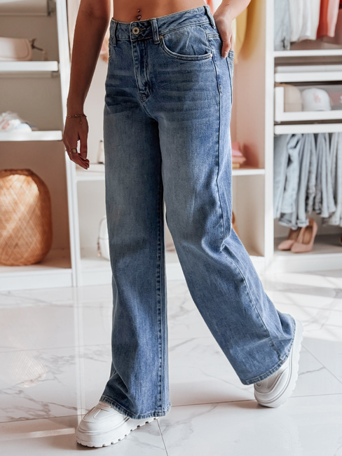Női farmer buggyos nadrág BAGTRENDY kék Dstreet UY2372