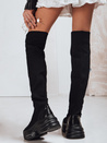 Női zoknis csizma fekete Dstreet ZY1321 ZY1321