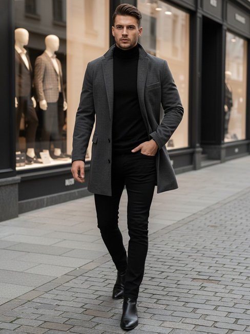 Férfi kabát camel színben CX0441