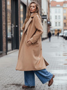 Női átmeneti oversize barna kabát Dstreet NY0767z