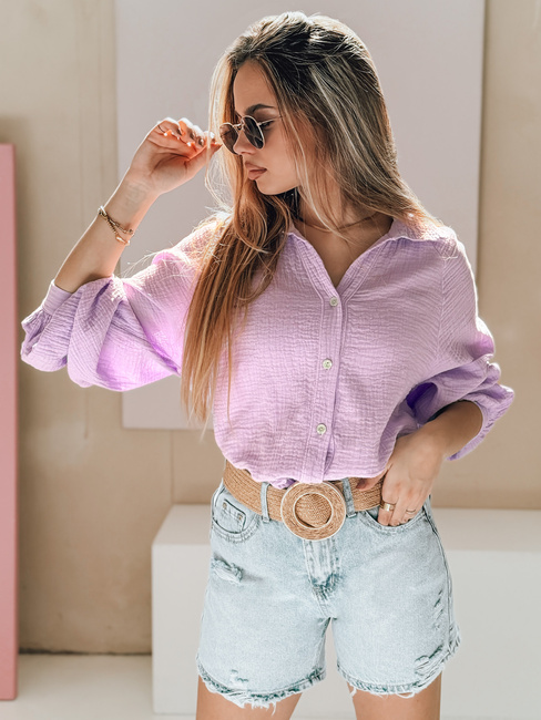 Női oversize muszlin ing MUSLINEA berry Dstreet DY0476
