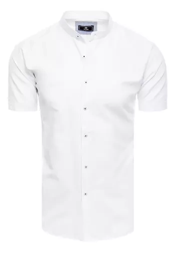 Férfi rövid ujjú ing Szín Fehér DSTREET KX0998
