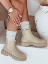 Női LUXIBOOTS platform csizma bézs Dstreet ZY0487 ZY0487