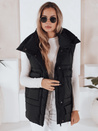 Női oversize mellény OMALIS fekete színben Dstreet TY3286