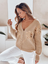 Női KERINDA camel kardigán Dstreet MY2501