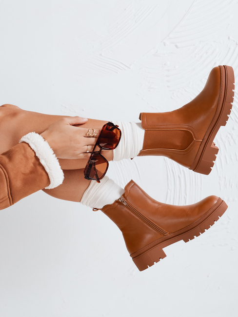 Női csizma MONDERICO camel Dstreet ZY0512 Női csizma MONDERICO camel Dstreet ZY0512