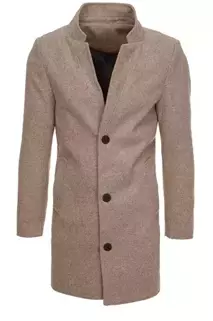 Barna szinű egysoros kabát Dstreet CX0442