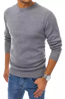 Basic férfi pulóver szürke színben Dstreet WX1714