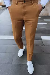 Férfi chino nadrág Szín Camel DSTREET UX3974