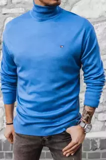 Férfi garbó pulóver Szín Kék DSTREET WX2017