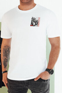 Férfi mintás póló Szín Fehér DSTREET RX5481