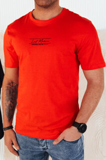 Férfi mintás póló Szín Narancssárga DSTREET RX5473