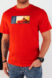 Férfi mintás póló Szín Narancssárga DSTREET RX5486
