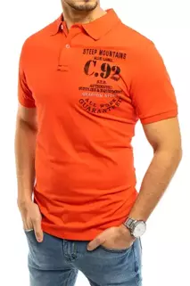 Férfi piké póló Szín Narancssárga DSTREET PX0460