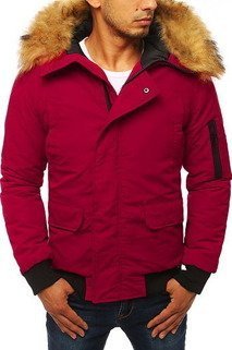 Férfi téli bordó kabát TX2872