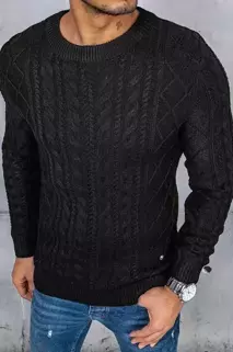 Férfi téli pulóver Szín Fekete DSTREET WX1926