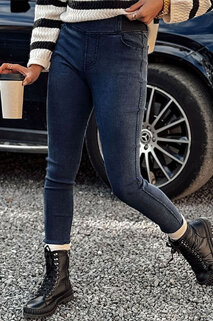 Női COZYVIBE leggings a'la denim tengerészkék Dstreet UY2189