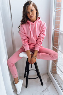 Női kapucnis pulóver BASIC Szín Rózsaszín DSTREET BY0174z