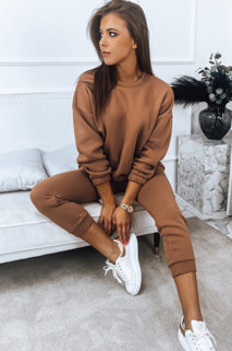 Női melegítő szett ARIELLA PREMIUM camel színben Dstreet AY0730