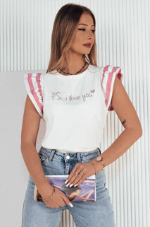 Női mintás póló AMOURI Szín Rózsaszín DSTREET RY2412