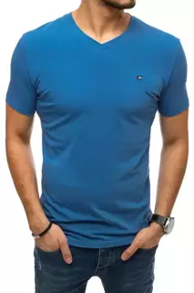Sima kék férfi póló Dstreet RX4790