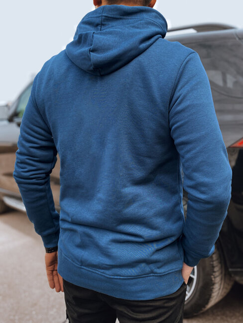Férfi mintás pulóver Szín Kék DSTREET BX5708