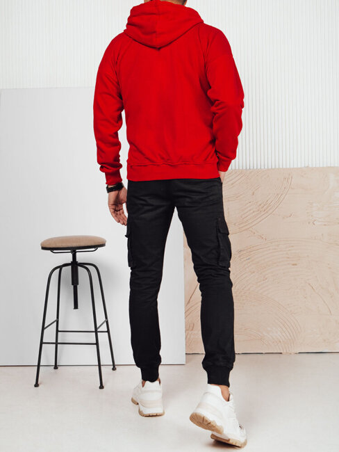 Férfi mintás pulóver Szín Piros DSTREET BX5681