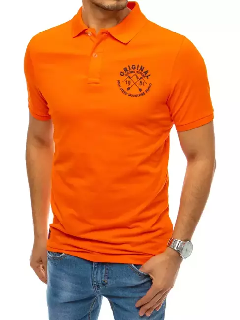 Férfi piké póló Szín Narancssárga DSTREET PX0395