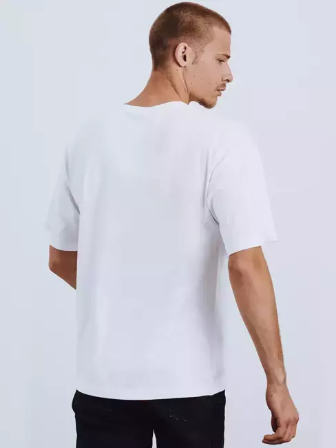 Férfi póló nyomtatással és fehér foltokkal Dstreet RX4610