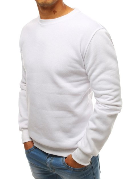 Férfi sima pulóver Szín Fehér DSTREET BX3905