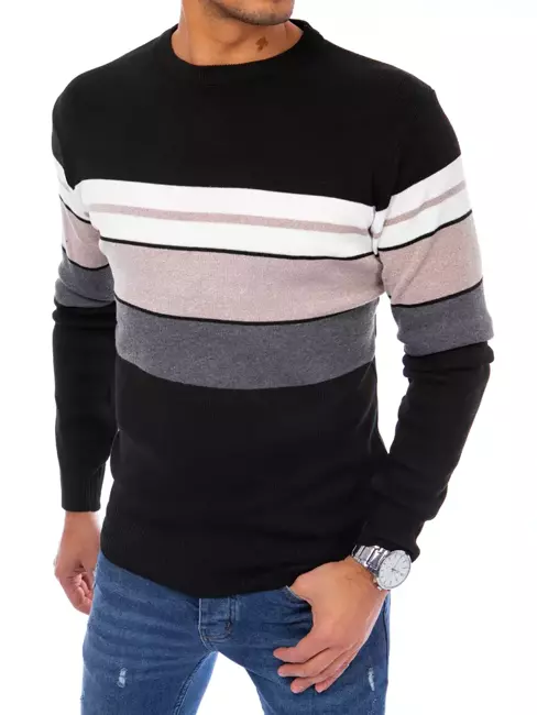 Férfi téli pulóver Szín Fekete DSTREET WX2070