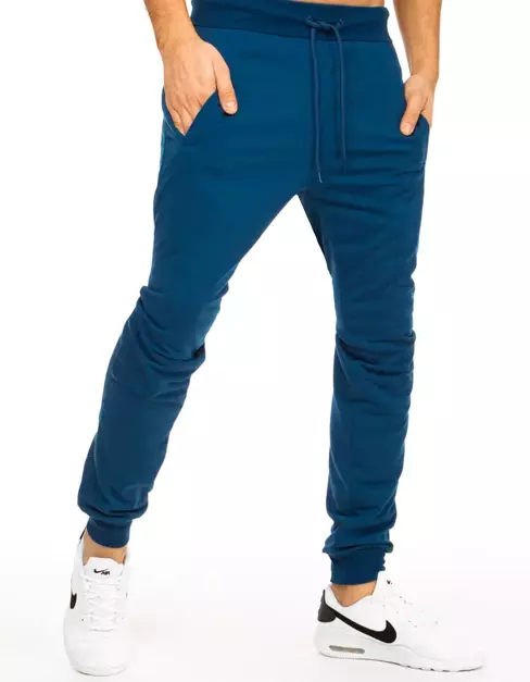 Kék színű férfi melegítő nadrág Dstreet UX2880