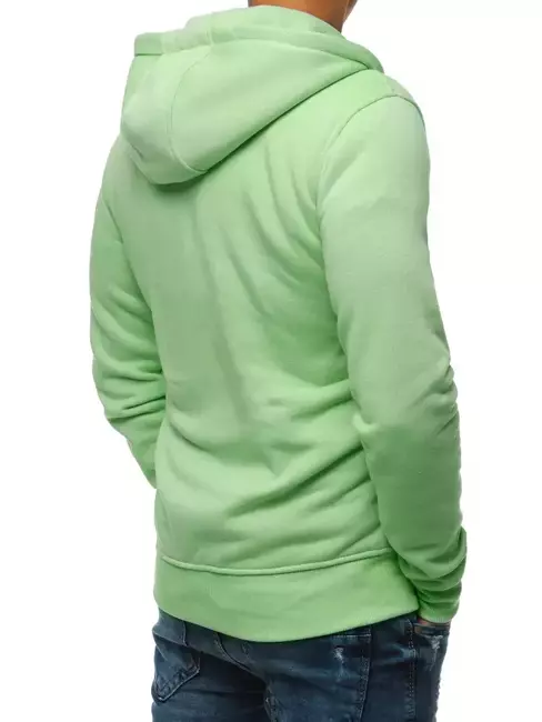 Mentás színű férfi pulcsi kapucnival Dstreet BX5230